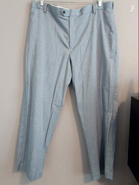 2/$15 Savane Men's Blue Dress Pants Size 42x30 Used
